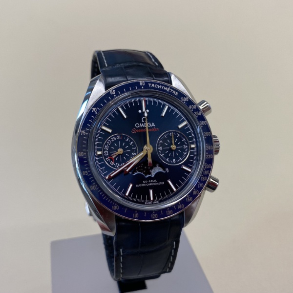 Omega Speedmaster Moon Phase Blue Dial