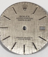 Quadrante Rolex per Datejust 16000/16200/16234 argente texture